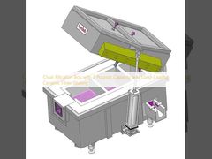 Hộp lọc trong suốt với dung tích 2 pound và niêm phong bằng sợi gốm bền bỉ