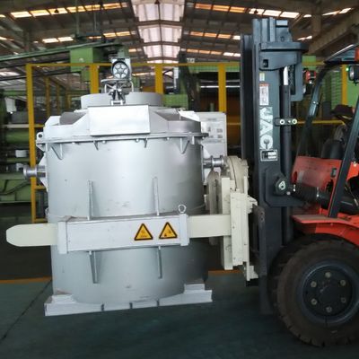 2000kg Capacity Liên chuyển nhôm nóng chảy