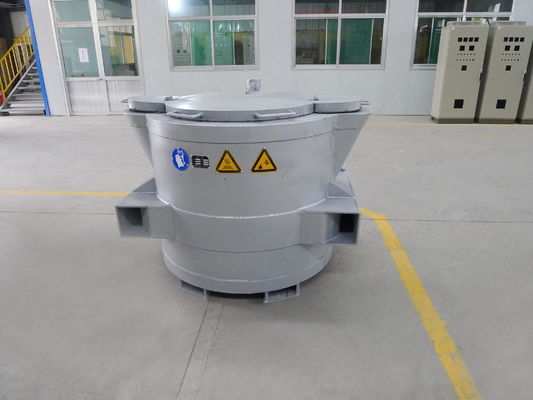 Industrial-Grade Molten Aluminum Transfer Ladles with Straight Spout and Cylindrical Shape for Efficient Metal Handling