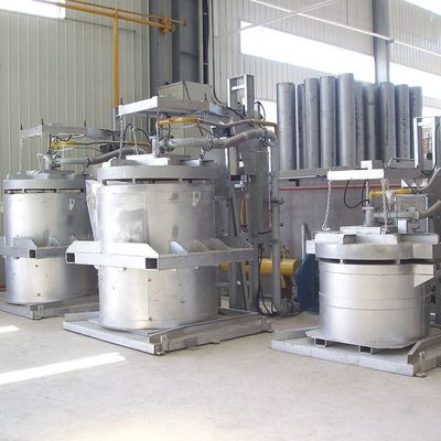 Hệ thống nghiêng gầu rót và lớp lót chịu lửa cho gầu rót nhôm nóng chảy