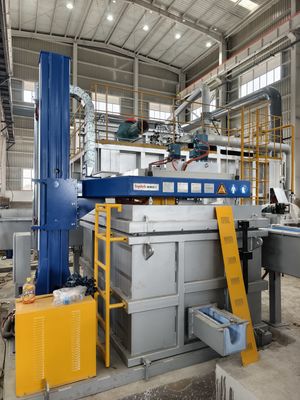 Loại tấm 3500kg Lò nung nhôm để đúc hợp kim nhôm