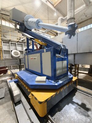 Máy phun luồng xoay với tốc độ khử khí điều chỉnh và trục xoay graphit cho tinh chế nhôm khí nitơ tinh khiết cao