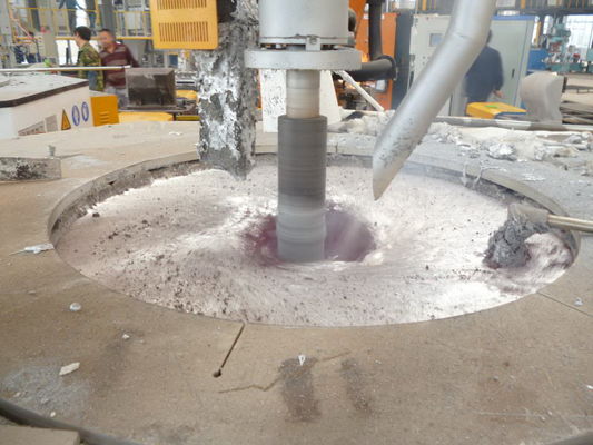 0-99 phút Thời gian tinh chế Đơn vị khử khí xoay với tổng công suất 4kW Đối với bột phun luồng tinh chế Lượng 0-350 G/min