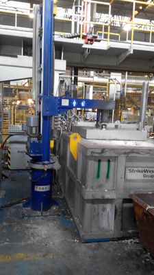 Bộ khử khí quay vòng 5 mm Máy quy trình tinh luyện nhôm 30 L / phút OEM