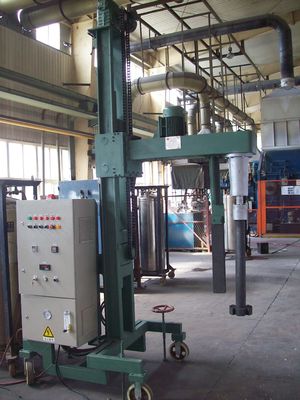 Bánh xe chuyển động Quy trình 3 giai đoạn tinh chế nhôm cho chất lỏng nhôm tinh khiết