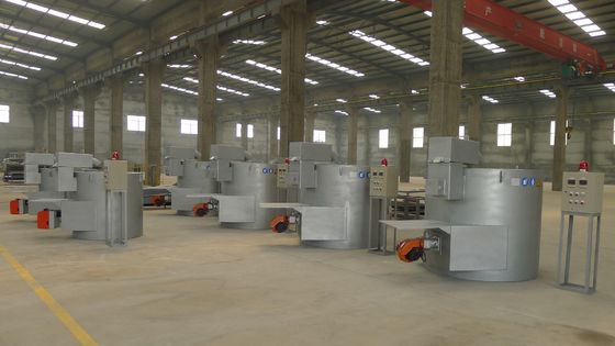 Khí LPG được đốt cháy 250KG Lò điện nhỏ chân không cho kim loại nóng chảy 0,60Mpa