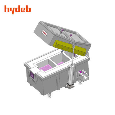 Bộ lọc tấm nhôm nóng chảy Hộp lọc tấm đôi trong hộp lọc xỉ