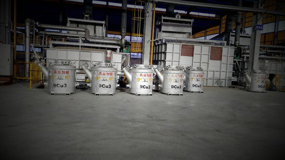 Múc truyền nhôm nóng chảy đường dài Nhà máy tái chế không làm ướt Tuổi thọ dài