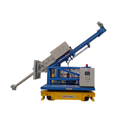 Hệ thống khử khí và thông lượng nhôm nóng chảy bên cạnh cửa lò