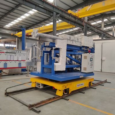 Hệ thống khử khí và thông lượng nhôm nóng chảy bên cạnh cửa lò