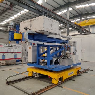 Hệ thống khử khí và thông lượng nhôm nóng chảy bên cạnh cửa lò