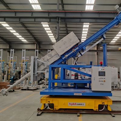 Hệ thống khử khí và thông lượng nhôm nóng chảy bên cạnh cửa lò