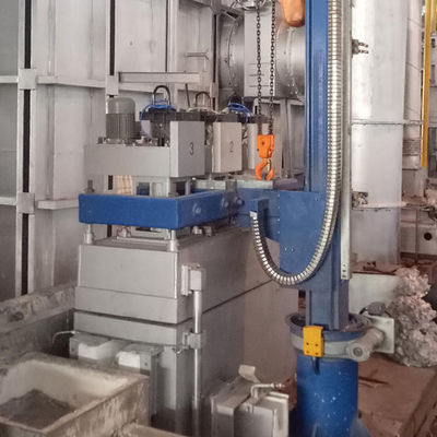 Thiết bị khử khí quay trong dây chuyền để loại bỏ hydro khỏi nhôm nóng chảy