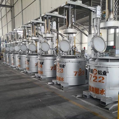 Lò nung cảm ứng vỏ nhôm 1 tấn với hệ thống sưởi cảm ứng điện