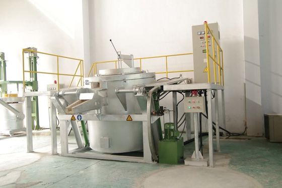 Lò nung cảm ứng vỏ nhôm 1 tấn với hệ thống sưởi cảm ứng điện