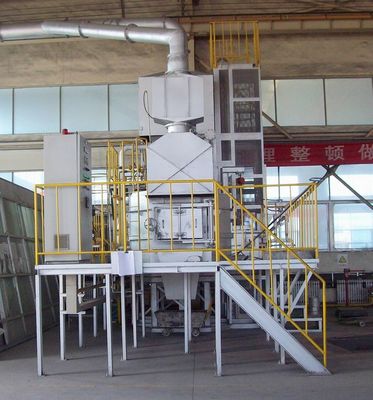 Lò nung nhôm phế liệu đốt khí 1 tấn với vỏ nhôm 4000 KW