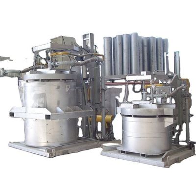 Lò nung nhôm phế liệu đốt khí 1 tấn với vỏ nhôm 4000 KW