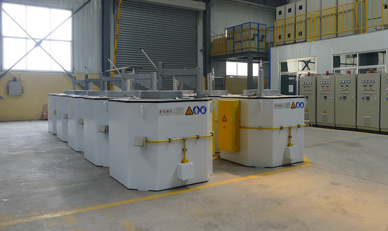 Lò nung nhôm phế liệu 1 tấn Đúc kim loại