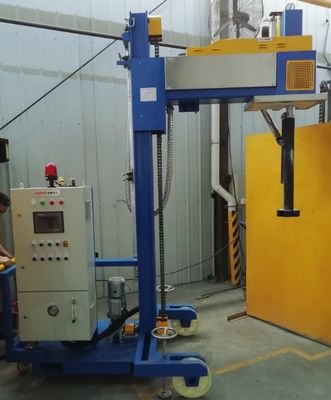 Màn hình tinh thể lỏng xi lanh argon Thiết bị khử khí chân không thông minh Thiết bị đúc nhôm tinh chế khí
