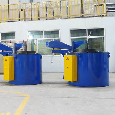 Lò đúc nhôm nóng chảy Công suất 200 - 1000kg
