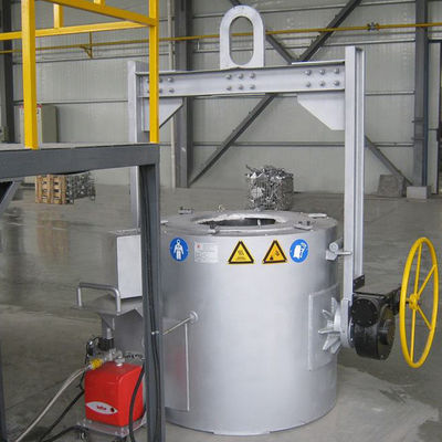 Lò đúc nhôm nóng chảy Công suất 200 - 1000kg