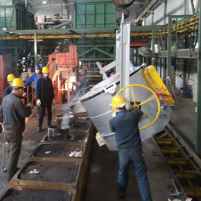 Lò đúc nhôm nóng chảy Công suất 200 - 1000kg