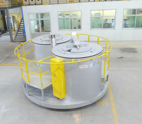 Lò nung chảy hình chữ nhật 15T +10% 2 Lượng rót chất lỏng nhôm định mức