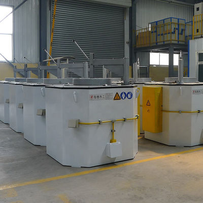 Lò nung chảy hình chữ nhật 15T +10% 2 Lượng rót chất lỏng nhôm định mức