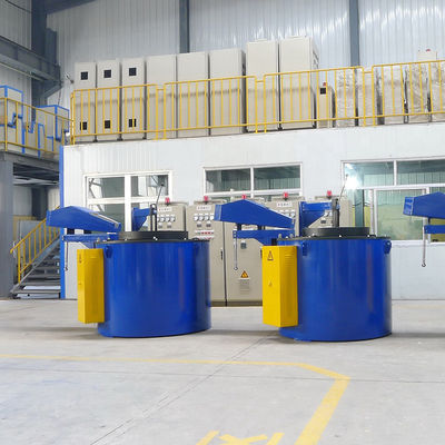 Lò nung chảy hình chữ nhật 15T +10% 2 Lượng rót chất lỏng nhôm định mức