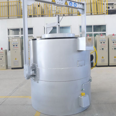 100kg 250kg 500kg 1T Lò nung nhôm điện IGBT làm mát bằng không khí