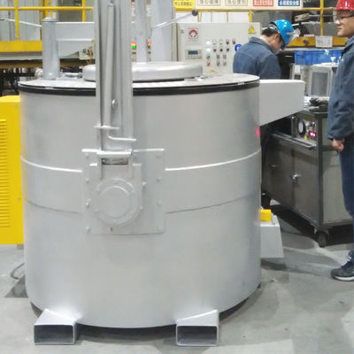 Sản xuất phôi lò đúc nhôm nóng chảy 200-1000kg PLC