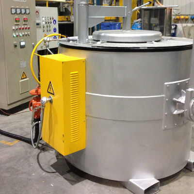 Sản xuất phôi lò đúc nhôm nóng chảy 200-1000kg PLC
