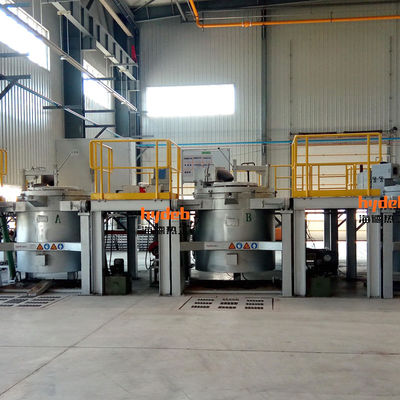 220V / 380V Voltage Aluminum Holding Furnace với Molybdenum Disilicide Heating Element và Carbon Steel