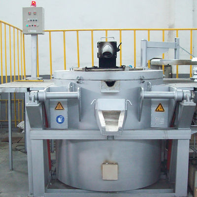 1000 KG Capacity Aluminum Crucible Holding Furnace với bảo hành 1 năm