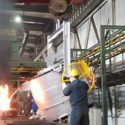 lò nóng chảy nhôm chính xác cao với độ chính xác điều khiển nhiệt độ ± 1C và hệ thống điều khiển PLC