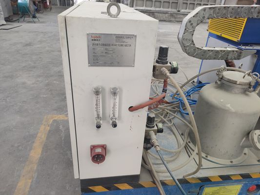 Đơn vị khử khí xoay cho bột luồng tinh chế Lượng phun 0-350 G/min Trọng lượng ròng 600kg Kích thước hạt ≤5mm cạnh tranh