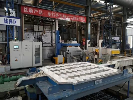 Nâng cao sản xuất nhôm với 4 Rotor Máy khử khí nhôm 0-600 R/min Graphite Rotor Speed And O2ppm≤5