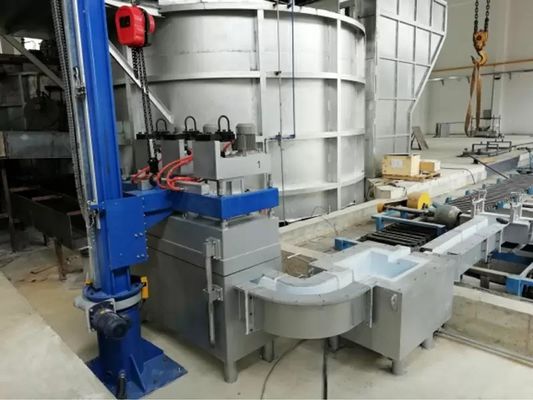 Nâng cao sản xuất nhôm với 4 Rotor Máy khử khí nhôm 0-600 R/min Graphite Rotor Speed And O2ppm≤5