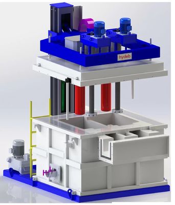 Thiết bị Inline Rotary Degassing Liquid Unit cho đúc nhôm