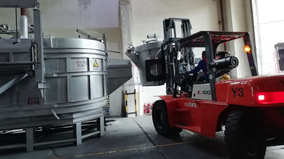 Khả năng tùy biến Kg 500 ¥ 3000 Máy chuyển nhượng nhôm nóng chảy cho sản xuất nhôm