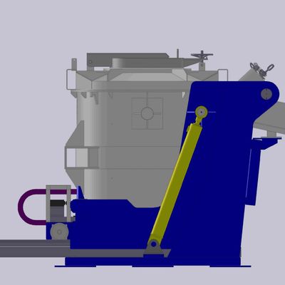 2000kg Capacity Liên chuyển nhôm nóng chảy