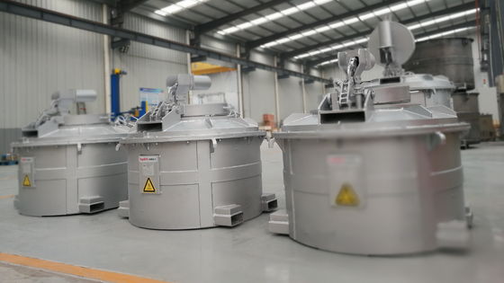 Các chuối chuyển nhượng nhôm nóng chảy với nhiệt độ tự nhiên giảm ≤12 C/h và nhiệt độ bề mặt tăng ≤50