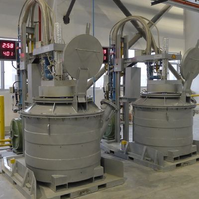 500 - 3000kg Lò chuyển nhượng nhôm nóng chảy cho đúc die nhôm