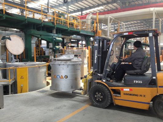 Máy chuyển nhượng nhôm nóng chảy công nghiệp Nhiệt độ hoạt động tối đa ≤850C và tăng nhiệt độ bề mặt ≤50