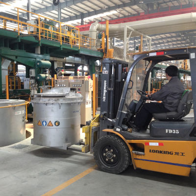 Thùng đúc cho nhôm nóng chảy / nhôm đổ với hộp số
