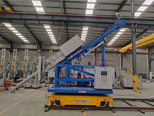 Bộ nạp từ thông quay với điều khiển áp suất phun bằng động cơ servo, tốc độ 0-300mm/s và áp suất 25MPa để tinh luyện nhôm