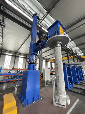 Rotor và trục khử khí graphite tinh chế độ tinh khiết cao với tổng trọng lượng máy 3000KG ≥99,996% Độ tinh khiết khí tinh chế