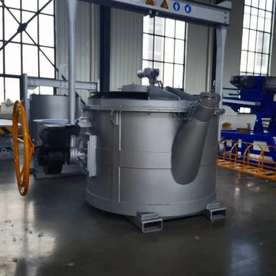 0.3-10 Tons Liquid Aluminum Pouring Ladle / Cast Aluminum Ladle / Pouring Ladle cho Foundry