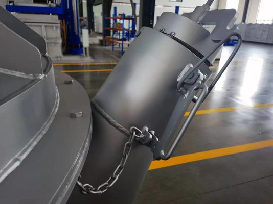 1000KG Capacity Liên chuyển nhôm nóng chảy với hiệu suất và nắp