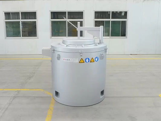 Gầu rót nhôm nóng chảy đáy an toàn và chuyển động êm ái với xi lanh khí nén